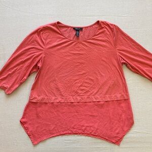 Style & Co. Coral Layered Blouse